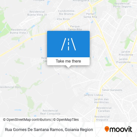 Mapa Rua Gomes De Santana Ramos