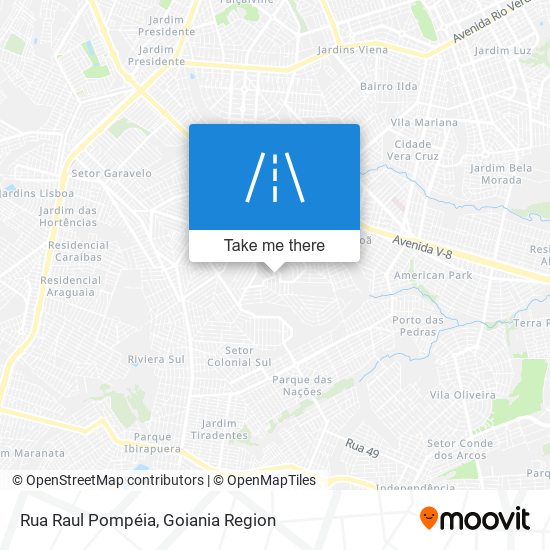 Rua Raul Pompéia map