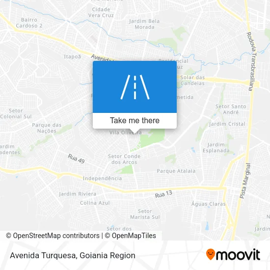 Avenida Turquesa map