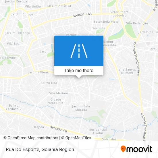 Rua Do Esporte map