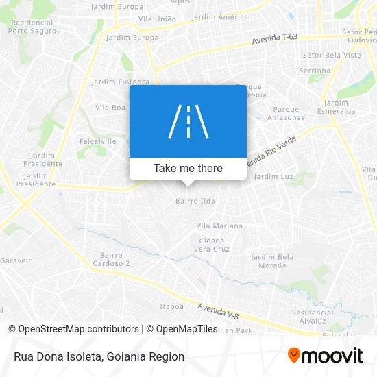 Rua Dona Isoleta map