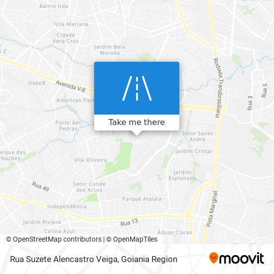 Mapa Rua Suzete Alencastro Veiga