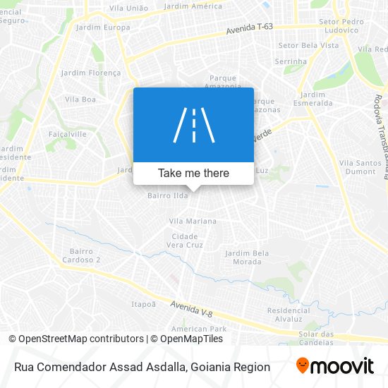 Mapa Rua Comendador Assad Asdalla