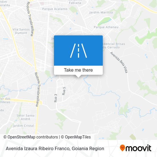 Avenida Izaura Ribeiro Franco map