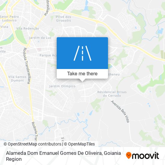Mapa Alameda Dom Emanuel Gomes De Oliveira