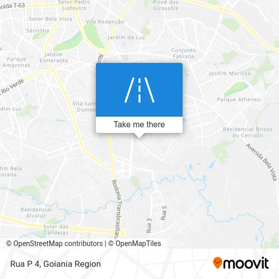 Rua P 4 map