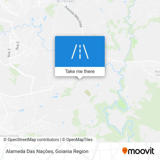 Alameda Das Nações map