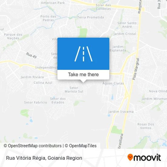 Rua Vitória Régia map