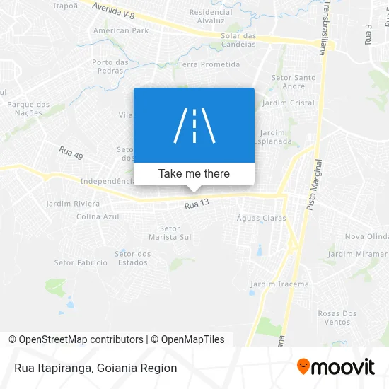 Rua Itapiranga map