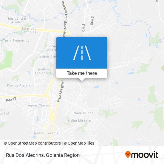 Mapa Rua Dos Alecrins