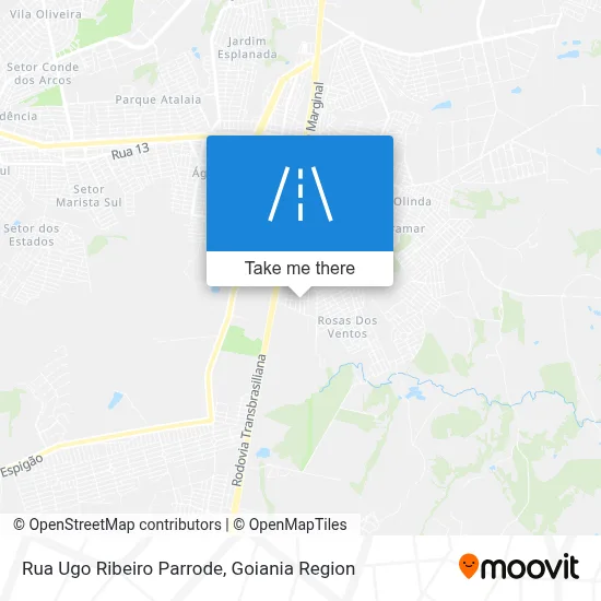 Rua Ugo Ribeiro Parrode map