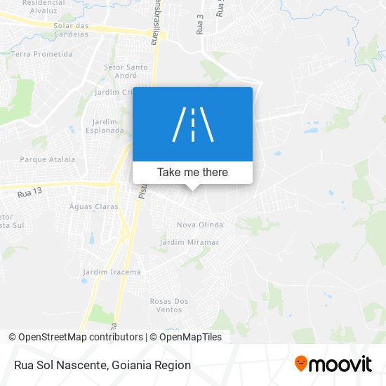 Rua Sol Nascente map