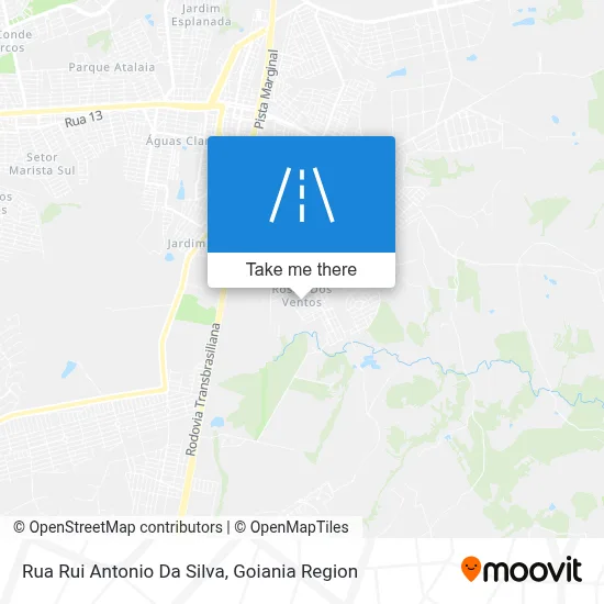 Rua Rui Antonio Da Silva map
