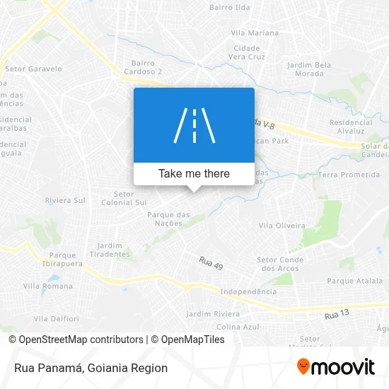 Rua Panamá map