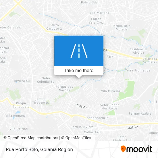 Rua Porto Belo map