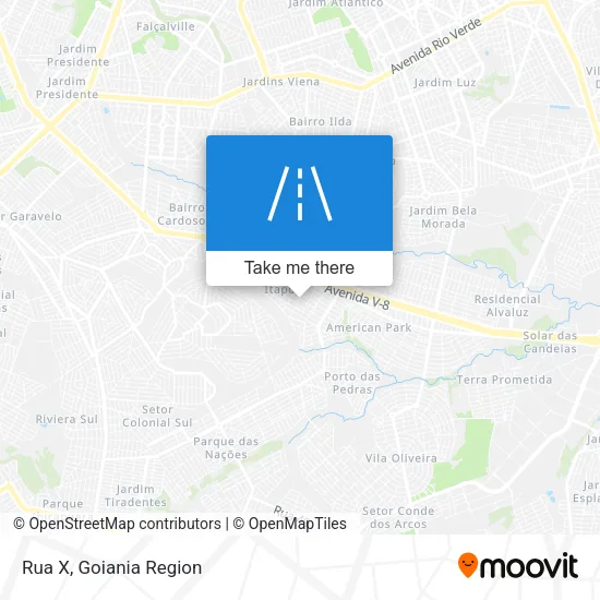 Rua X map