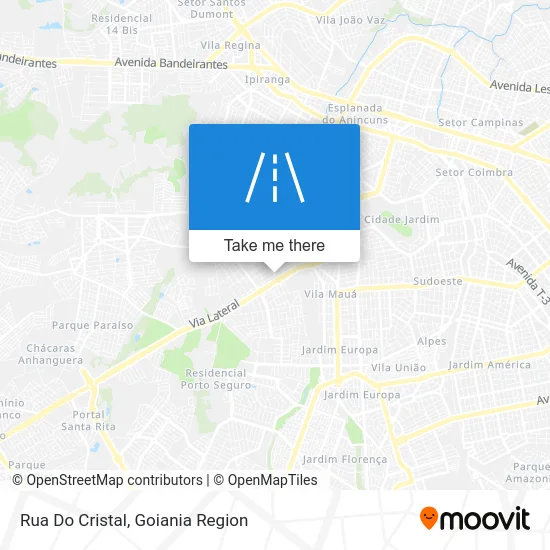 Rua Do Cristal map