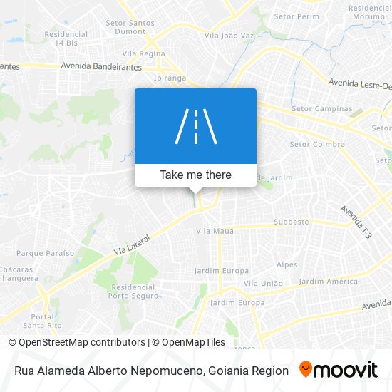 Rua Alameda Alberto Nepomuceno map