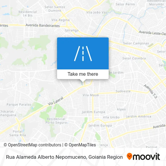 Rua Alameda Alberto Nepomuceno map