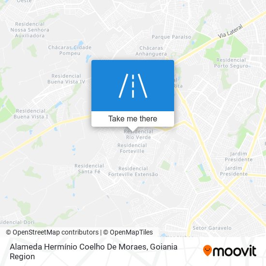 Mapa Alameda Hermínio Coelho De Moraes