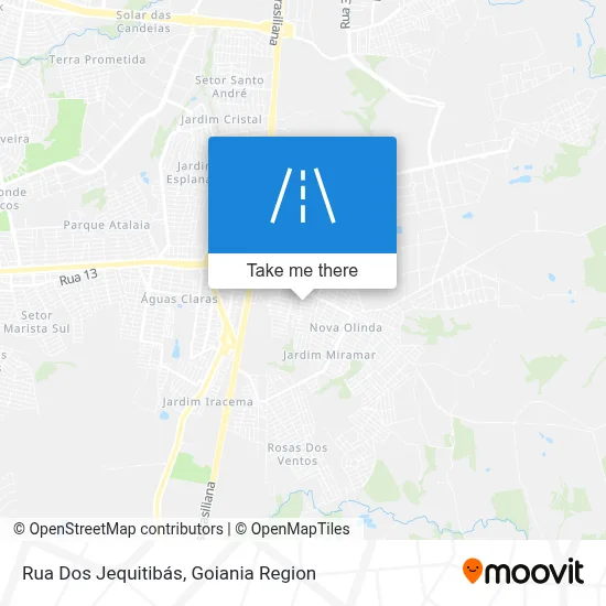 Rua Dos Jequitibás map