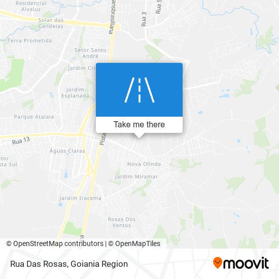 Rua Das Rosas map