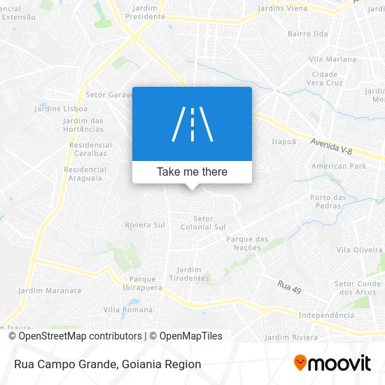 Rua Campo Grande map