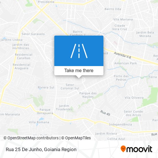 Mapa Rua 25 De Junho