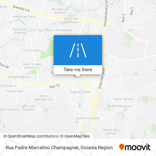 Rua Padre Marcelino Champagnat map