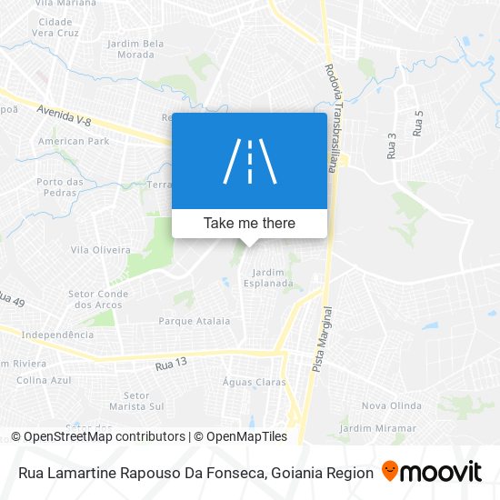 Mapa Rua Lamartine Rapouso Da Fonseca