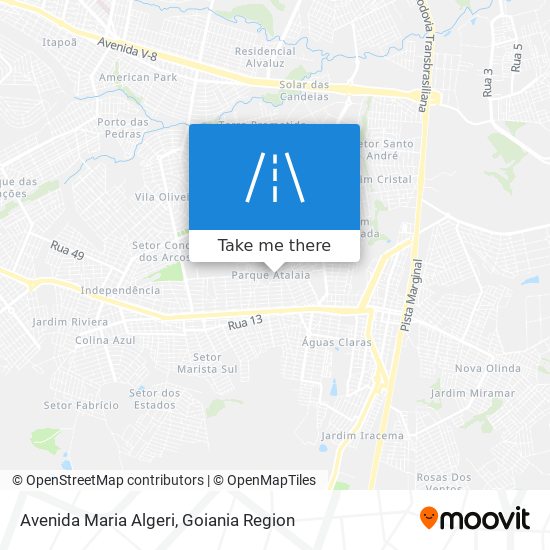 Mapa Avenida Maria Algeri