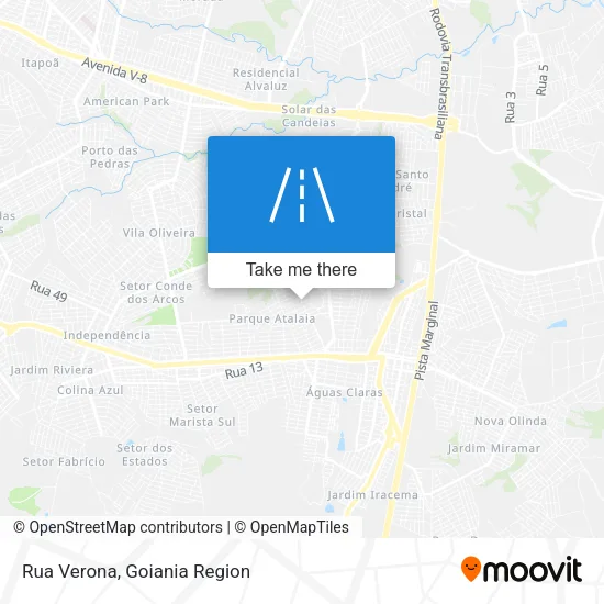 Rua Verona map