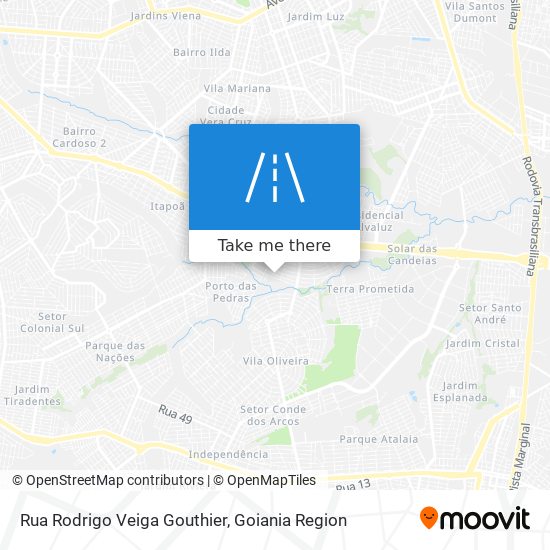 Rua Rodrigo Veiga Gouthier map