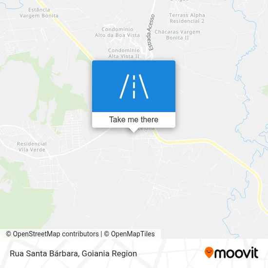 Rua Santa Bárbara map