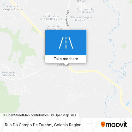 Rua Do Campo De Futebol map