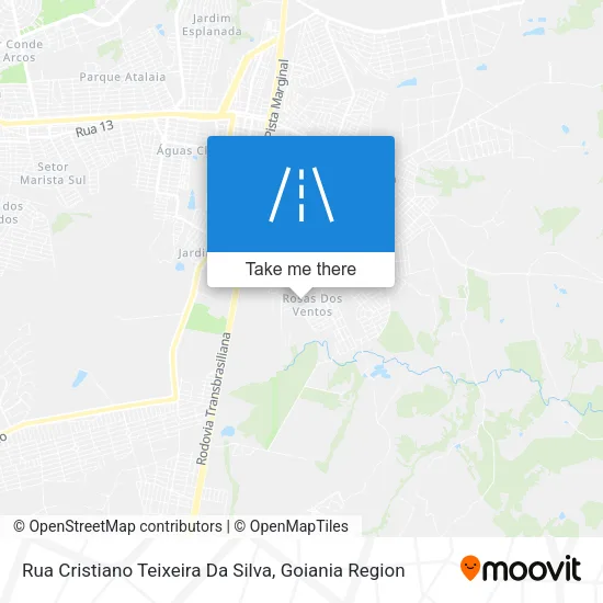 Rua Cristiano Teixeira Da Silva map