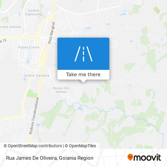 Rua James De Oliveira map