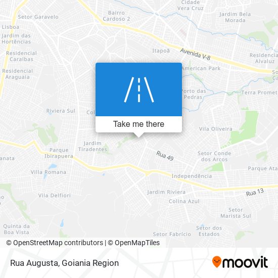 Rua Augusta map