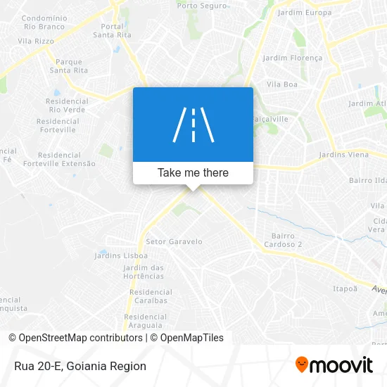 Rua 20-E map