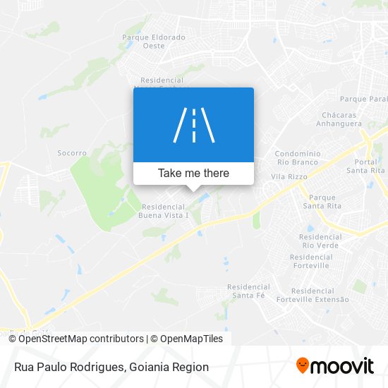 Mapa Rua Paulo Rodrigues