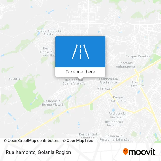 Rua Itamonte map