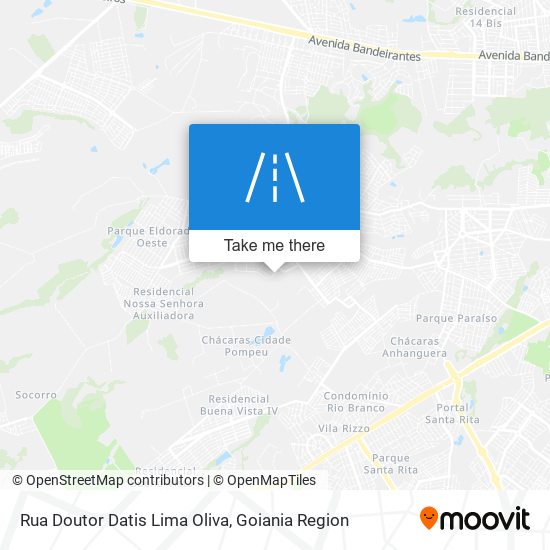 Mapa Rua Doutor Datis Lima Oliva