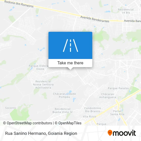 Rua Sanino Hermano map
