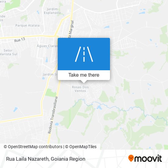 Mapa Rua Laila Nazareth