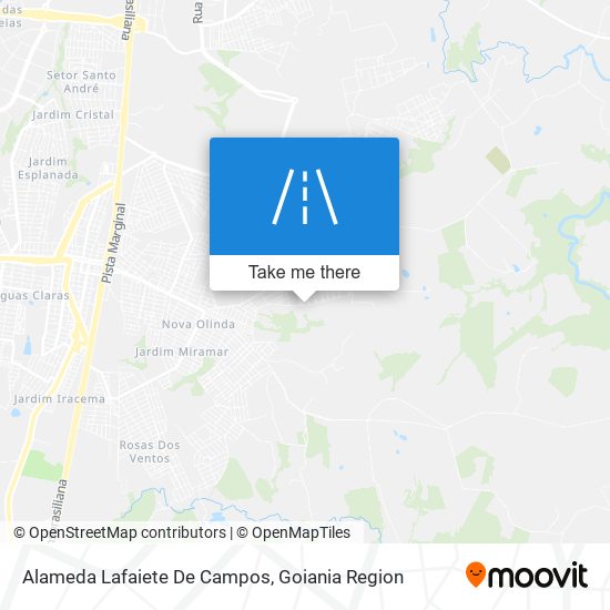 Alameda Lafaiete De Campos map
