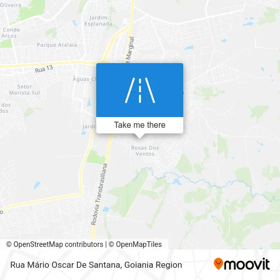 Rua Mário Oscar De Santana map