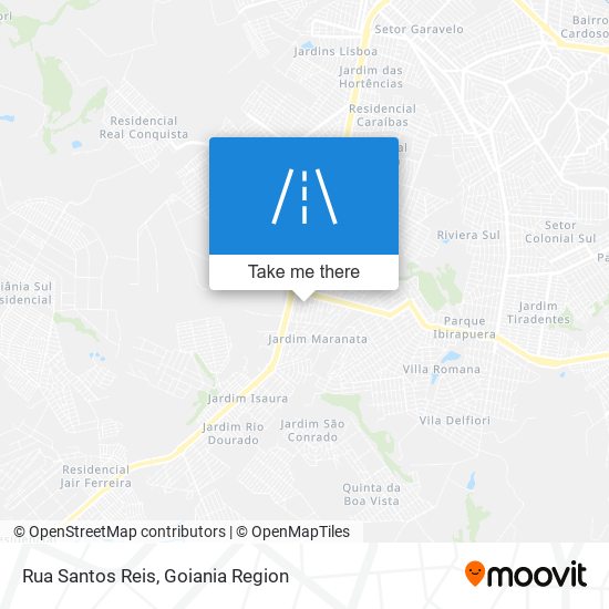 Mapa Rua Santos Reis