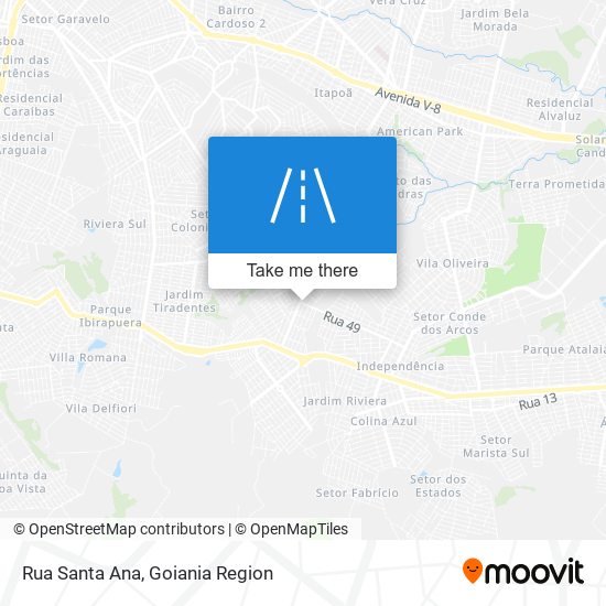 Rua Santa Ana map