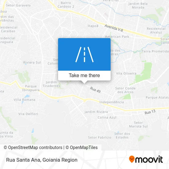Rua Santa Ana map