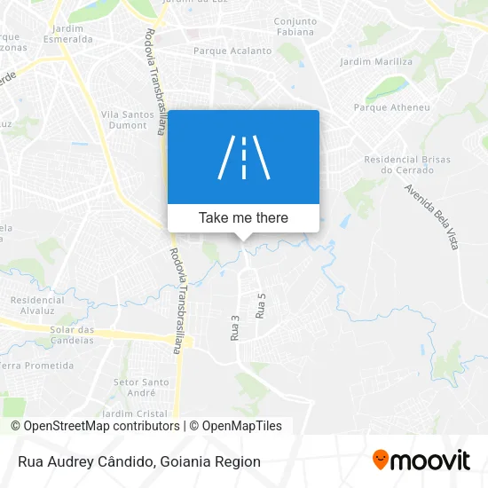 Rua Audrey Cândido map